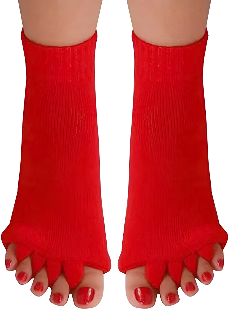 Corrective Toe Spacer Socks | Super Soft Foot Pain Relief & Bunion Corrector
