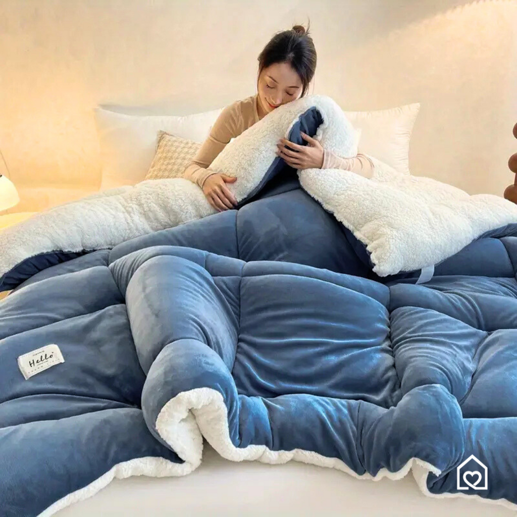 Heartly Living Premium Cloud Sherpa Doona, EOFY Sale