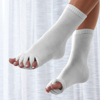 Corrective Toe Spacer Socks | Super Soft Foot Pain Relief & Bunion Corrector