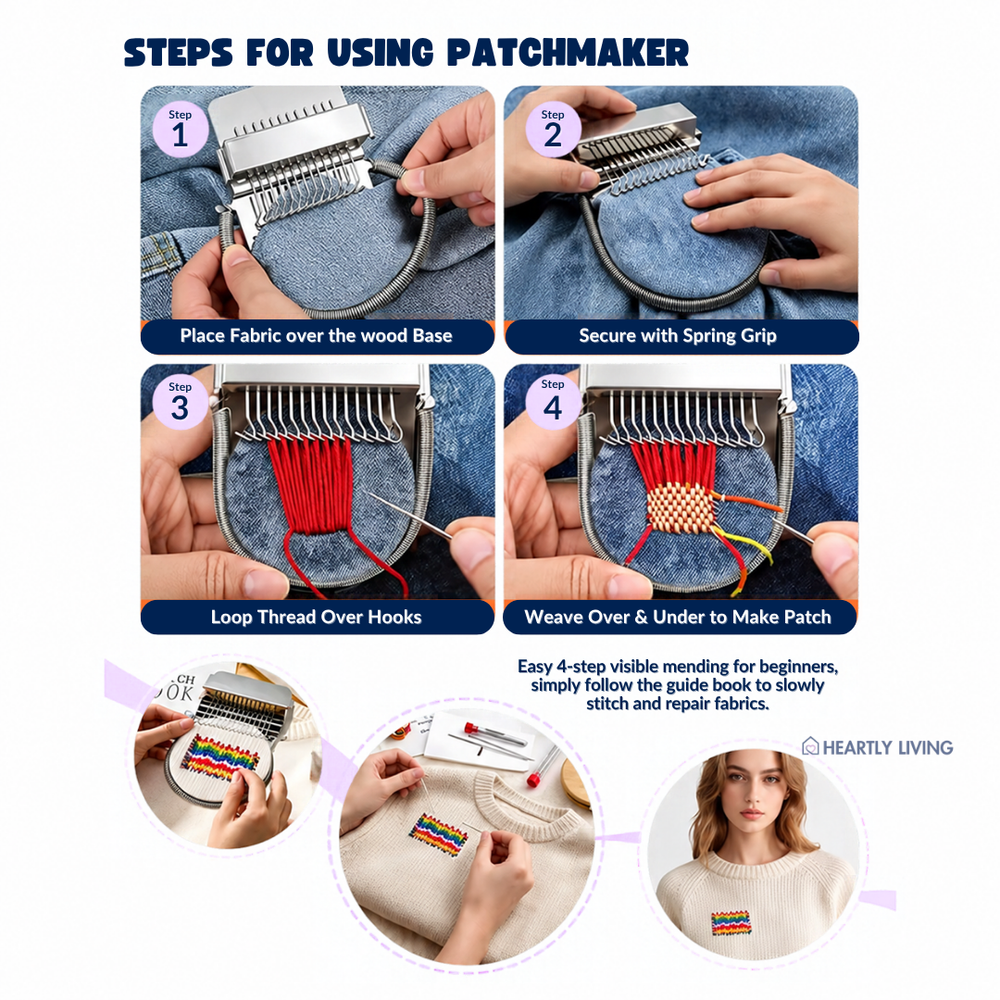 PatchMaker, Visible Mending & Darning Loom