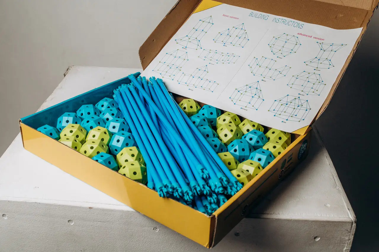 Kids Fort Building Kit: Screen-Free STEM Construction Set