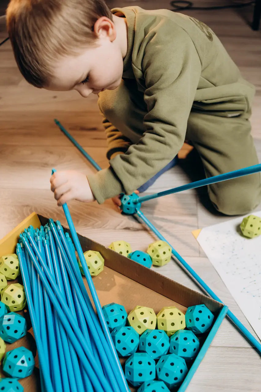 Kids Fort Building Kit: Screen-Free STEM Construction Set