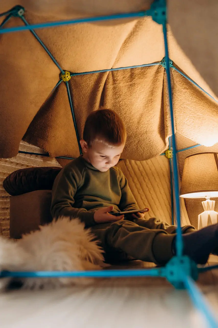 Kids Fort Building Kit: Screen-Free STEM Construction Set