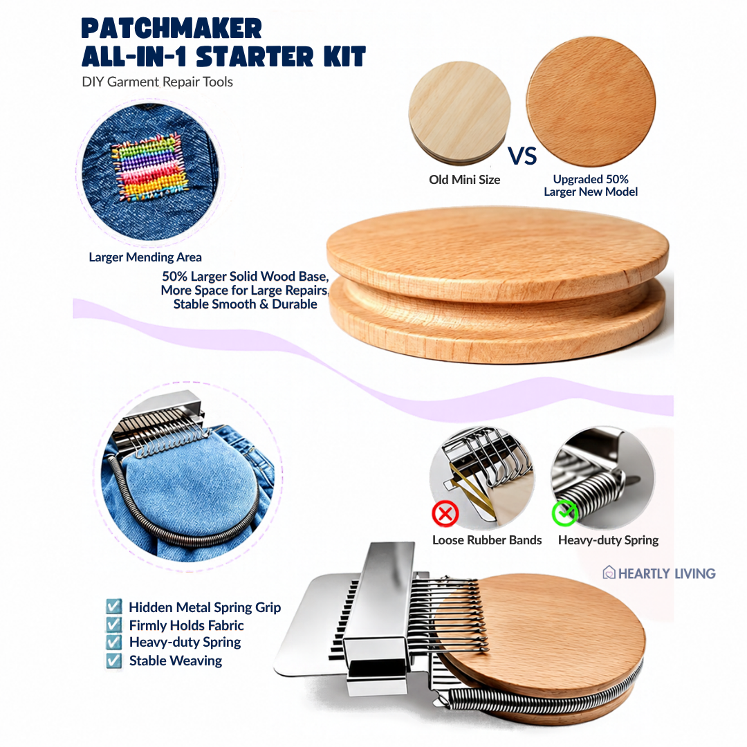 PatchMaker, Visible Mending & Darning Loom