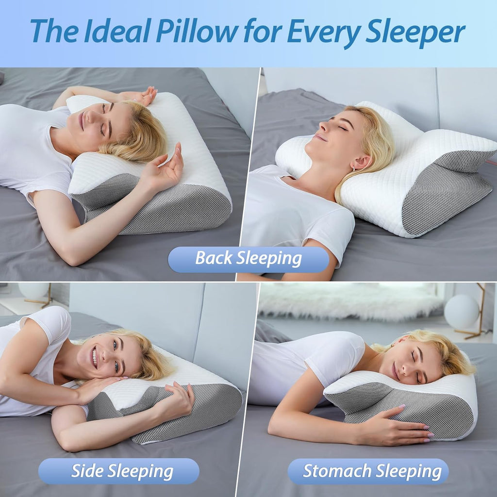 Heartly Living Ergonomic Foam Pillow, EOFY Bestseller