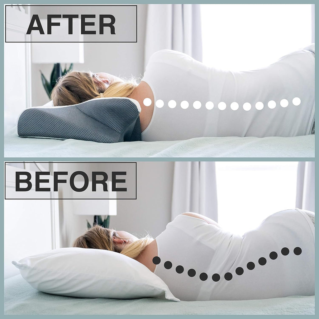 Heartly Living Ergonomic Foam Pillow, EOFY Bestseller