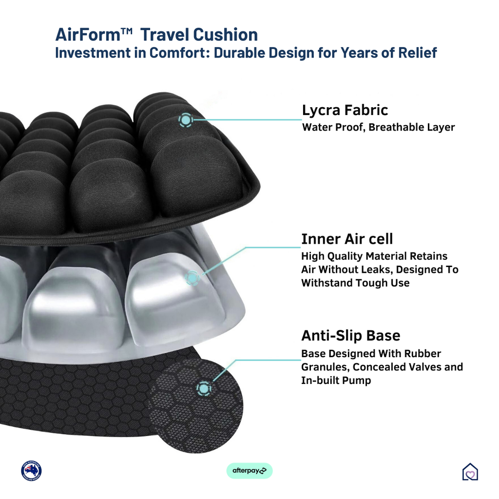 AirForm™ | Inflatable Travel Cushion