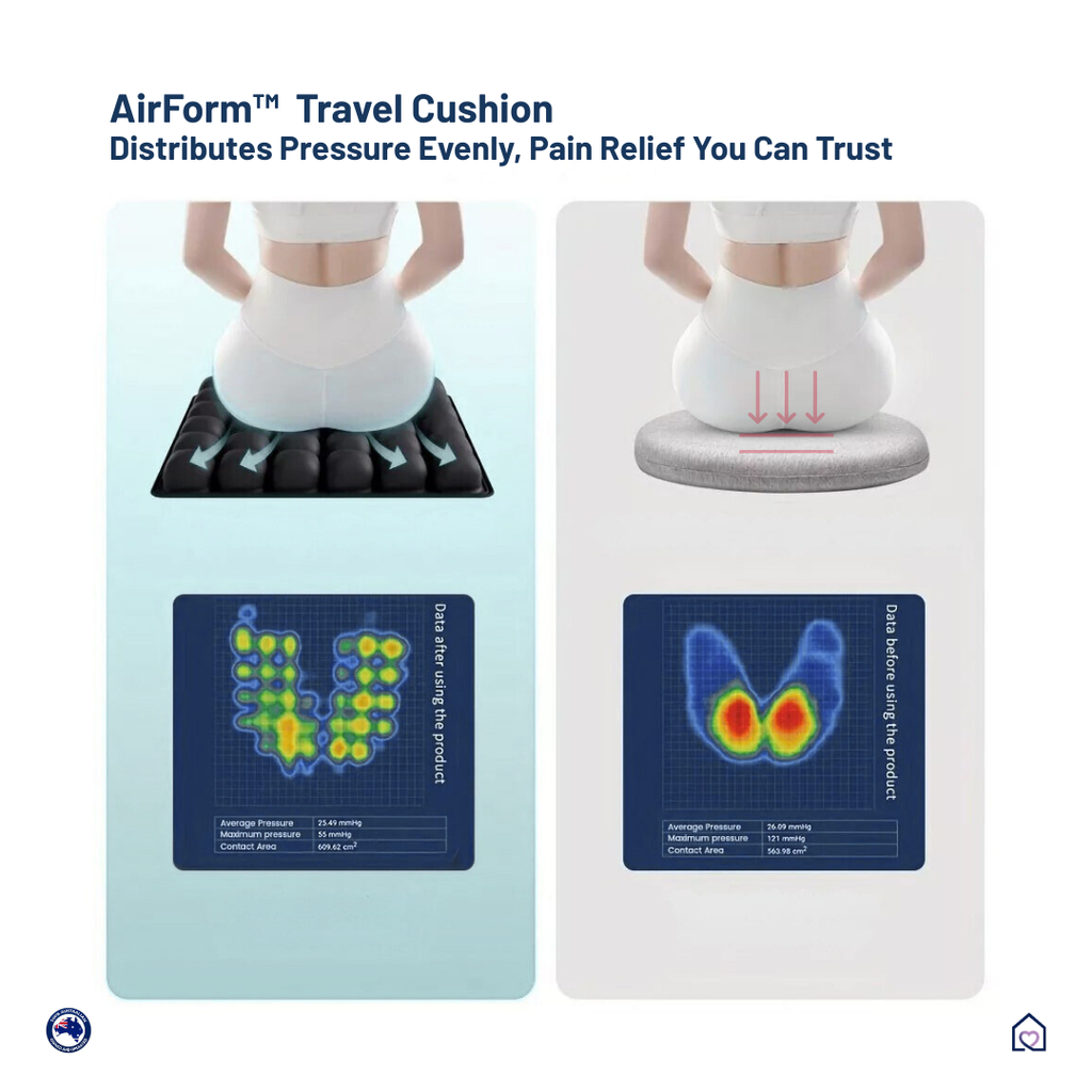 AirForm™ | Inflatable Travel Cushion