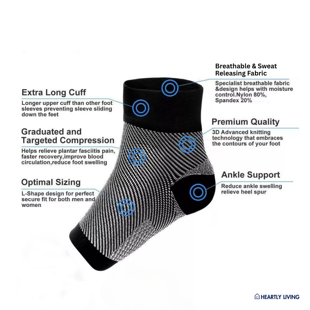 Foot & Ankle Sleeve Compression Socks