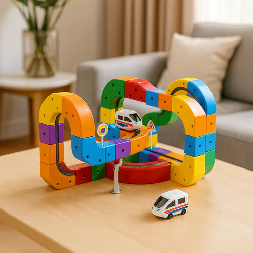 ClickRail | Magnetic Track Builder Train Set
