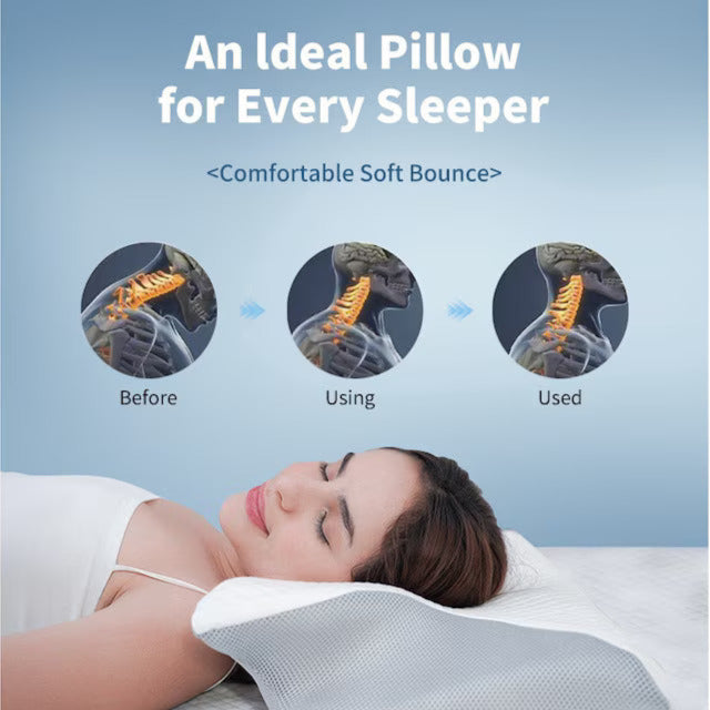 Heartly Living Ergonomic Foam Pillow, EOFY Bestseller