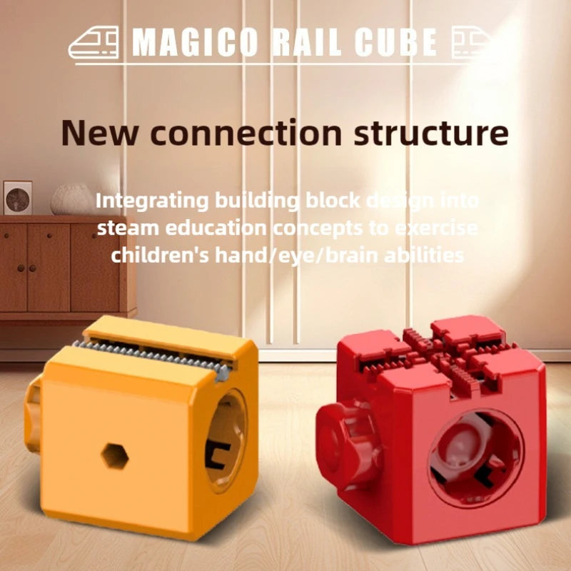 ClickRail | Magnetic Track Builder Train Set