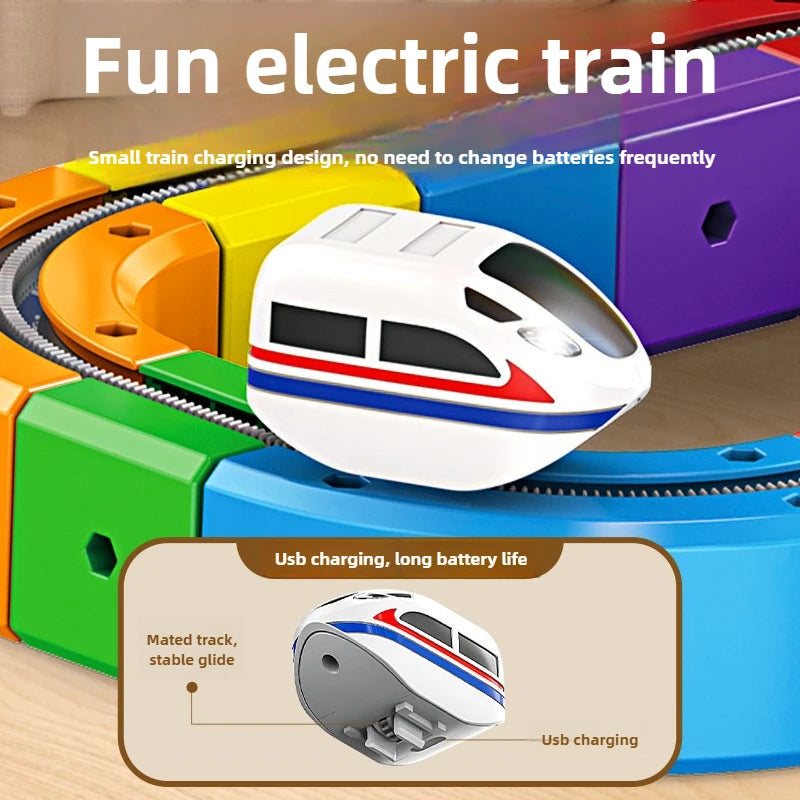 ClickRail | Magnetic Track Builder Train Set