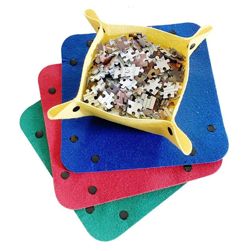 Portable Puzzle Roll Up Storage Mat