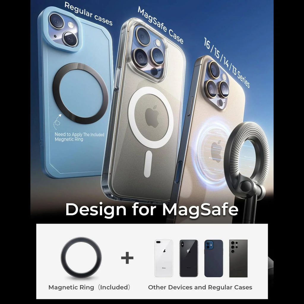MagHold™ Car Mount | Magnetic Phone Holder for Dashboard, Windscreen & Desk
