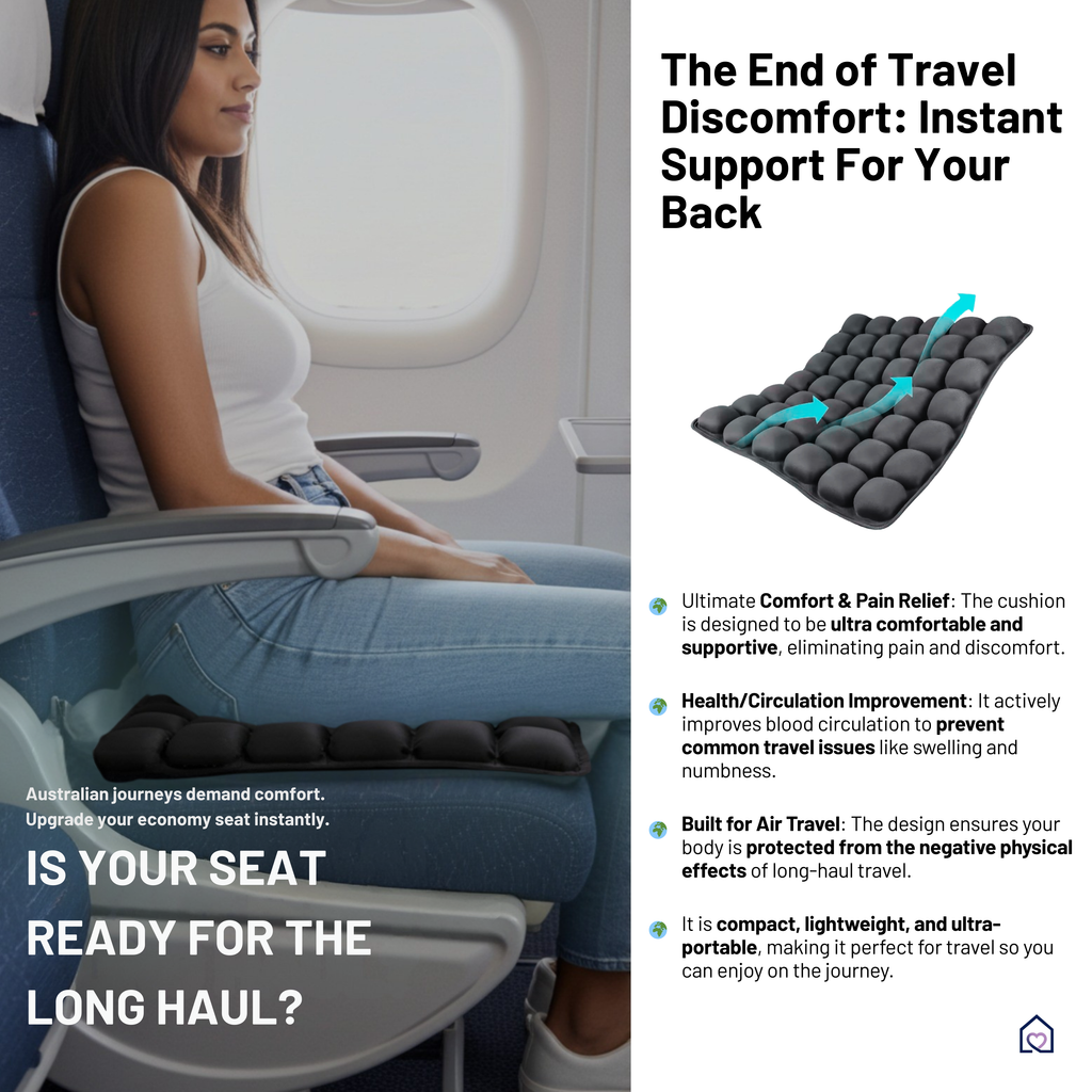 AirForm™ | Inflatable Travel Cushion