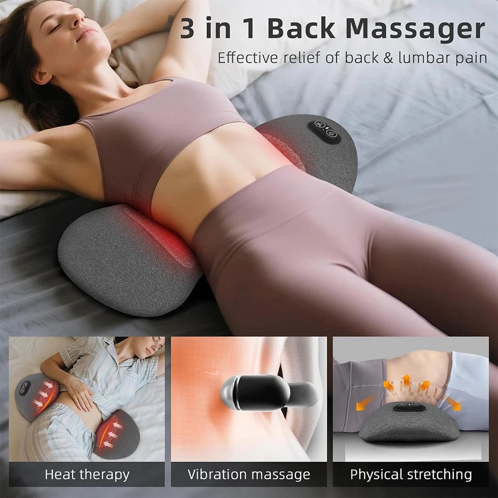 SootheBack, 3-in-1 Lumbar Massage Pillow