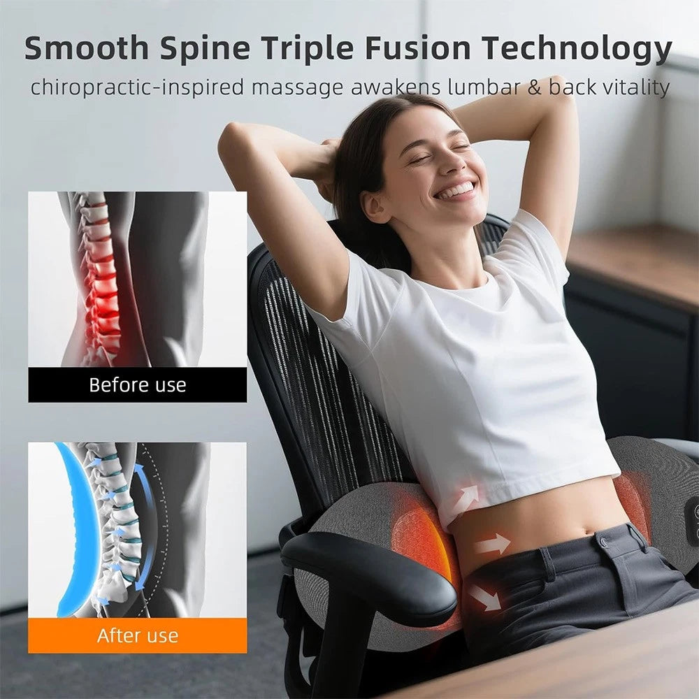 SootheBack, 3-in-1 Lumbar Massage Pillow
