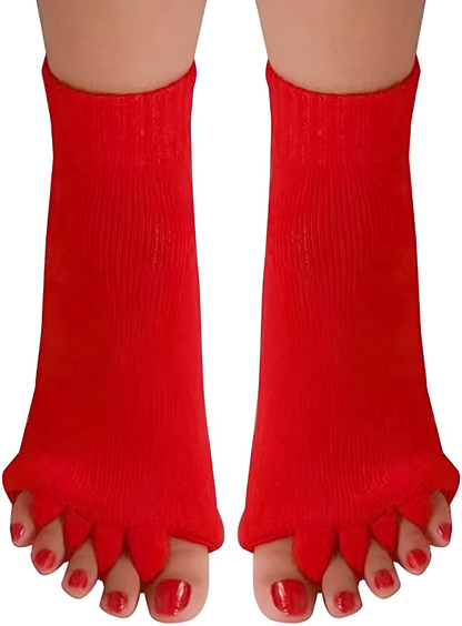 Corrective Toe Spacer Socks | Super Soft Foot Pain Relief & Bunion Corrector